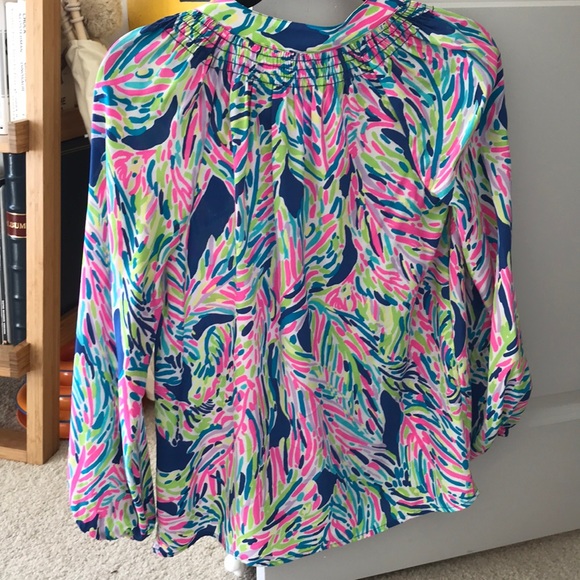 Lilly Pulitzer Elsa Flowy Top - Picture 3 of 4